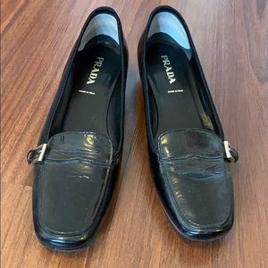 PRADA Flats Black, Made in Italy Size 8